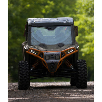 RAVEK Front Bumper/Skid Plate with Amber Lights - Orange - RZR XP 1000 64-317ORLA
