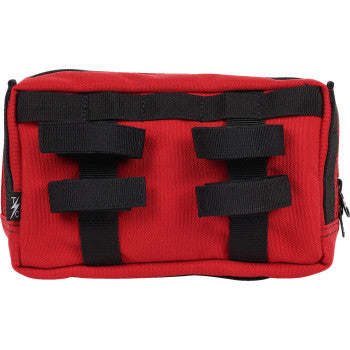 THRASHIN SUPPLY CO. Handlebar Bag Plus - Red THB-0017