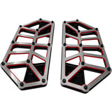 KODLIN USA NXL Floorboards - Black w/ Red Accent K73253-RL