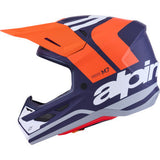 ALPINESTARS SM7 Helmet - Core - Matte Orange/Blue - 2XL 8301826-408-XXL