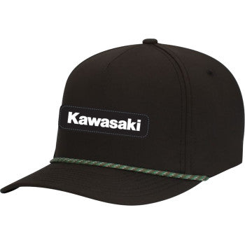 FACTORY EFFEX Hat Kawasaki Explorer Braided Snapback Black/Green 29-86106