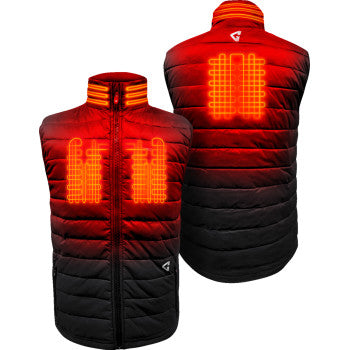 GERBING HEATED CLOTHING 7V Khione Puffer Heated Vest 2.0 - Black - 2XL GERKPVST7VMBXXL