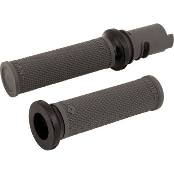 ODI Ruffian Lock-On Street Grips - CVO - Graphite/Black V30HTCH-B