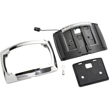 CIRO License Plate Frame - LED - Curved - Chrome 40500