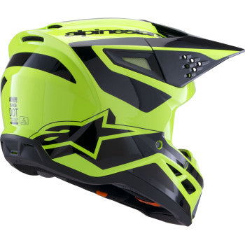 ALPINESTARS SM3 Helmet - Heat - Gloss Yellow Fluo/Black - 2XL 8301026-5011-XXL