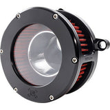 FEULING OIL PUMP CORP. BA Air Cleaner Kit - Black/Clear with Red Filter - M8 5474