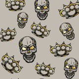 ZAN HEADGEAR Flydanna® Head Wrap - Greige Spiked Brass Knuckles Z211