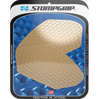 STOMPGRIP Traction Pad Tank Grips - Icon - Clear - Ninja 650 | Z 400/650 55-14-0140C