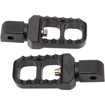 JOKER MACHINE Passenger Stubby Peg - Serrated - Black 08-642-7B