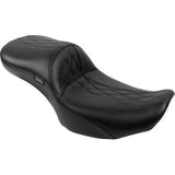 LE PERA Maverick Daddy Long Legs Seat - Without Backrest - Diamond Stitch - HR2 Inlay - FLH/FLT '23-'24 LV-957DLHR2