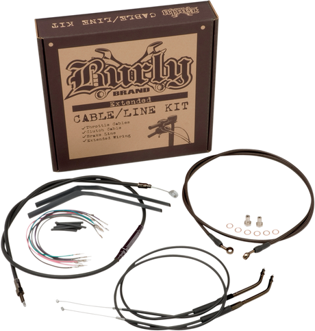 BURLY BRAND Control Kit - 18" Ape Hanger Handlebars B30-1018