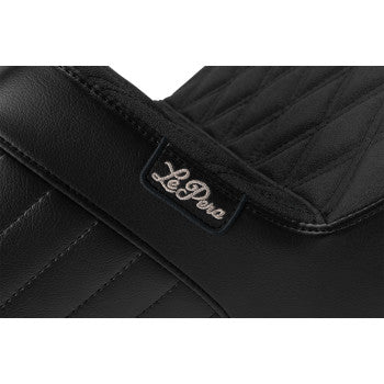LE PERA Kickflip Seat - Double Diamond Stitch w/ Gripp Tape - FLH/FLT '23-'24 LV-597DDGP