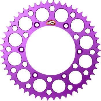 RENTHAL Rear Sprocket - Aluminum - 50 Tooth - Purple - Suzuki  123U-520-50GYPE