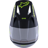 ALPINESTARS SM3 Helmet - Radium - Matte Gray/Black/Yellow Fluo - 2XL 8300826-9510-XXL