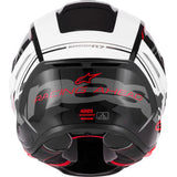 ALPINESTARS Helmet S-R7 A-Core Bk/Wh/Rd Gloss Ece06/Dot M 8203426-1353-M