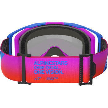 ALPINESTARS GOGGLES Goggle Vision 8 Corp Blue/Purp/Org Mirror-Red 5101625-7286