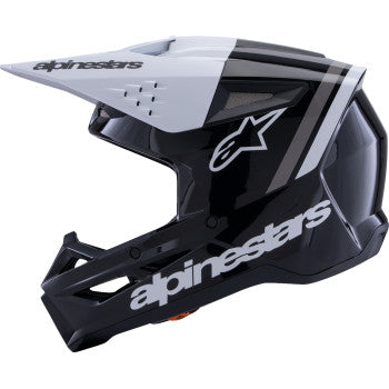 ALPINESTARS SM3 Helmet - Radium - Gloss Black/White/Gray - XS 8300826-1546-XS