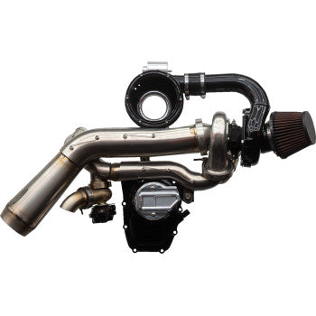 TRASK Tornado Turbo Kit - Stage 2 - Stainless with Black Aluminum - Gen 2 M8 TM-7620