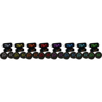 KOSO NORTH AMERICA Complete D2 Gauge Kit - Engine Temperature - Harley Davidson® - Baggers BA080050