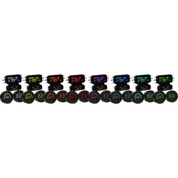 KOSO NORTH AMERICA Complete D2 Gauge Kit - LCD - Harley Davidson® - Baggers  2210-0697 BA080050