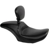 LE PERA Outcast Seat - With Backrest - Plain - FLH/FLT '23-'24 LV-987BR