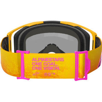 ALPINESTARS GOGGLES Goggle Vision 8 Corp Org/Ylw/Pink Mirror-Gold 5101625-4005