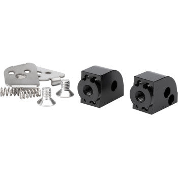 PUIG HI-TECH PARTS Adjustable Footpeg Adapter - Rider - Suzuki 20407N