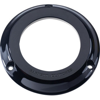 BARNETT Derby Cover - Clear Black - Big Twin 343-30-44090