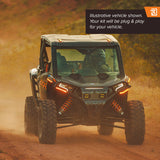 RAVEK Apex Lights™ - Running - Amber - RZR Pro XP 64-314A