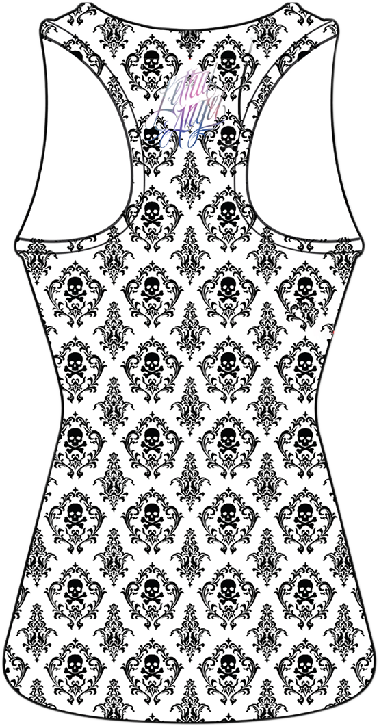 LETHAL THREAT Women's Painted Soul Tank Top - White - 2XL LA204722X