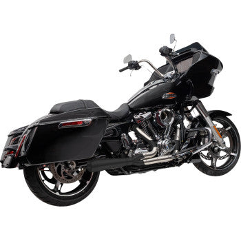 TRASK 2-into-1 Assault Exhaust System - Black - Touring M8 TM-5011BK