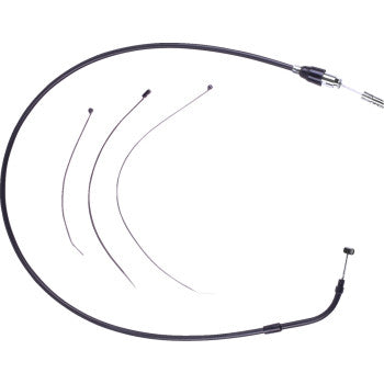 DRAG SPECIALTIES Quick Connect Clutch Cable - Upper - Black/Black 0652-3193