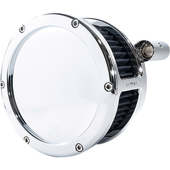 FEULING OIL PUMP CORP. BA Air Cleaner Kit - Chrome with Black Filter - Twin Cam 5547