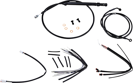 BURLY BRAND Control Kit - 14" Gorilla Handlebars - Black B30-1246