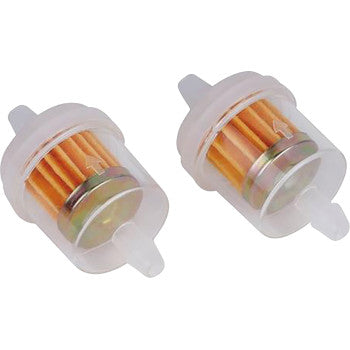 HELIX Fuel Filter - Clear with White Top - 1/4" 118-9312