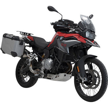 SW-MOTECH TRAX ADV Aluminum Case System - Silver - BMW F 750/800/850/900 GS '18-'24 KFT.07.897.70000/S