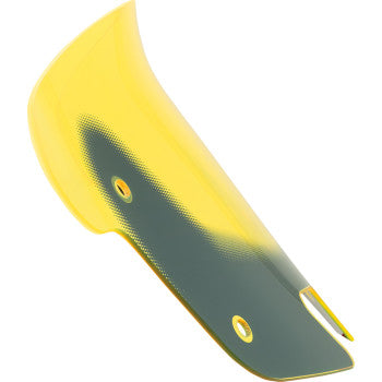 KLOCK WERKS Kolor Flare™ Windshield - 10" - Yellow Ice KWW-04-0633