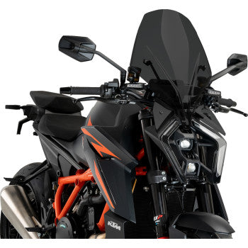PUIG HI-TECH PARTS New Generation Windscreen - Dark Smoke - 1390 Super Duke 21907F
