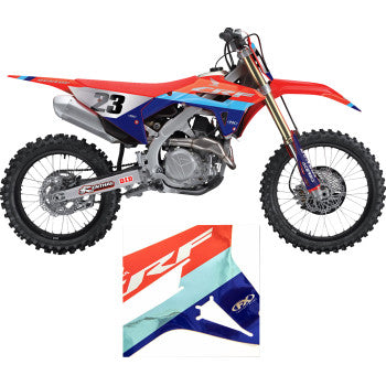 FACTORY EFFEX Candy Chrome Series Shroud/Airbox Graphics Kit - Honda - CRF 250R/450R 27-03302