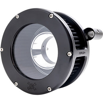 FEULING OIL PUMP CORP. BA Air Cleaner Kit - Black/Clear with Black Filter - Twin Cam 5544