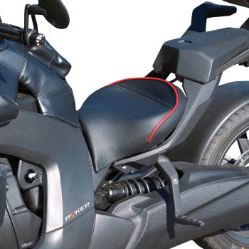 SHOW CHROME Ryker Combat Seat - Black w/ Red Trim - Can-Am Ryker 41-429