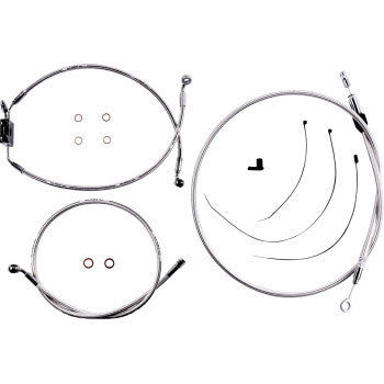 MAGNUM SHIELDING Sterling Chromite II® Designer Handlebar Installation Kit - 8" - FXLR/FXFB/S 3871128