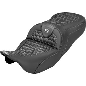 SADDLEMEN Seat Roadsofa Hc Er Wht Stitch 808-07B-19006