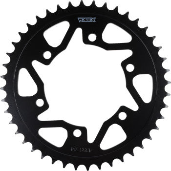 VORTEX Rear Sprocket - 44 Tooth - Black - Yamaha 435S-44