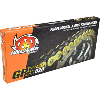 MOTO-MASTER GPX 520 - Drive Chain - 120 Links - Gold 652005