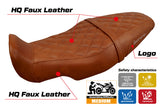 Tappezzeria Italia Benelli Leoncino 800 2022-2025 Seat Cover in Brown Vintage