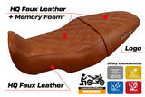 Tappezzeria Italia Benelli Leoncino 800 2022-2025 Seat Cover Comfort in Brown Vintage