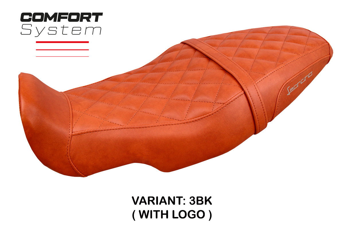 Tappezzeria Italia Benelli Leoncino 800 2022-2025 Seat Cover Comfort in Brick Vintage
