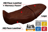 Tappezzeria Italia Benelli Leoncino 800 2022-2025 Seat Cover Comfort in Dark Brown Vintage