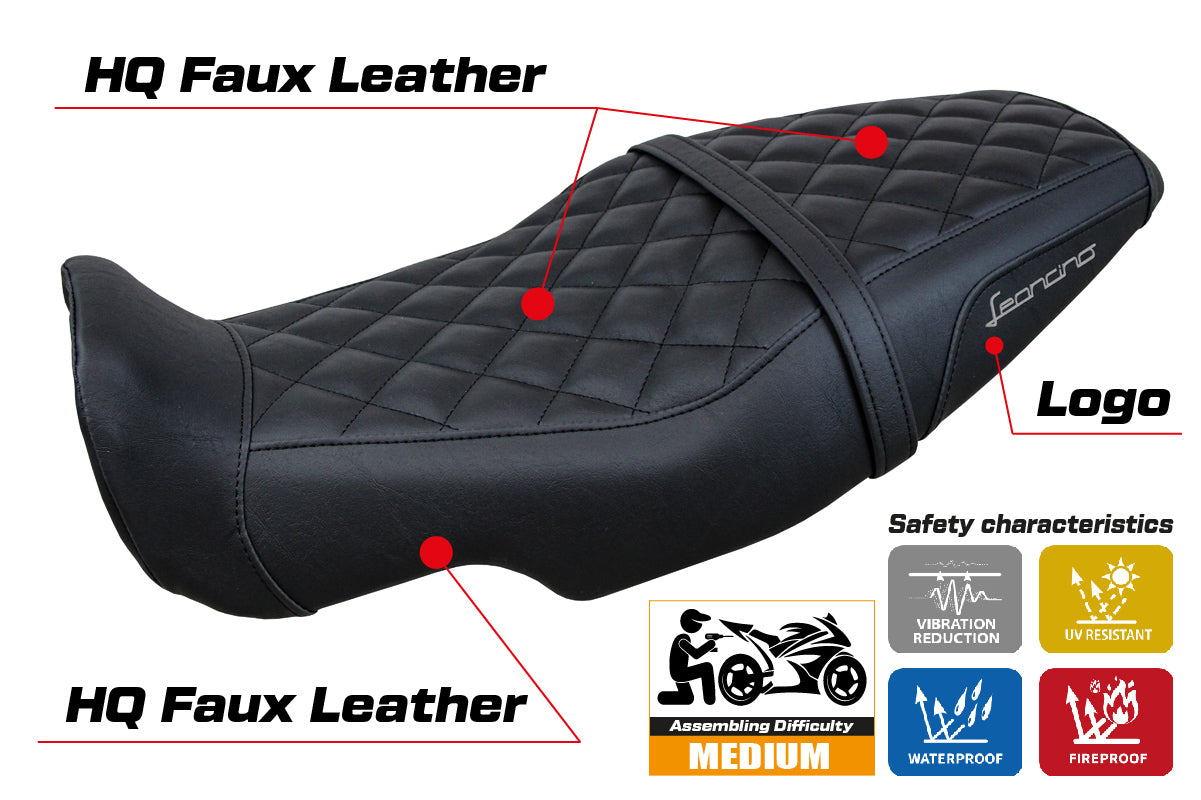 Tappezzeria Italia Benelli Leoncino 800 2022-2025 Seat Cover in Black
